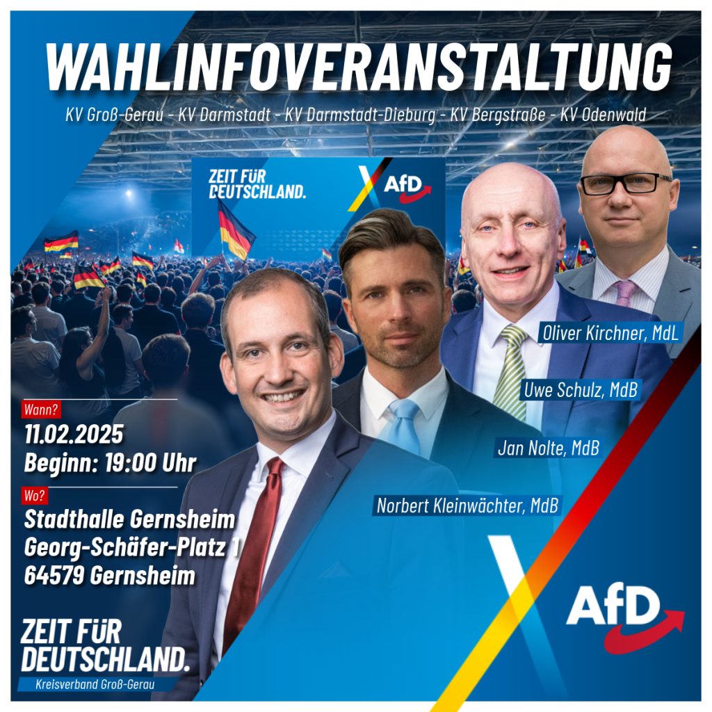 WAHLINFOVERANSTALTUNG IN GERNSHEIM